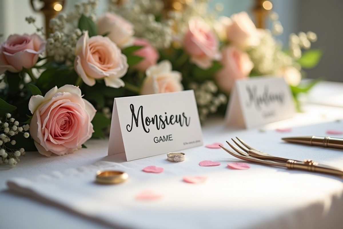 jeu mariage