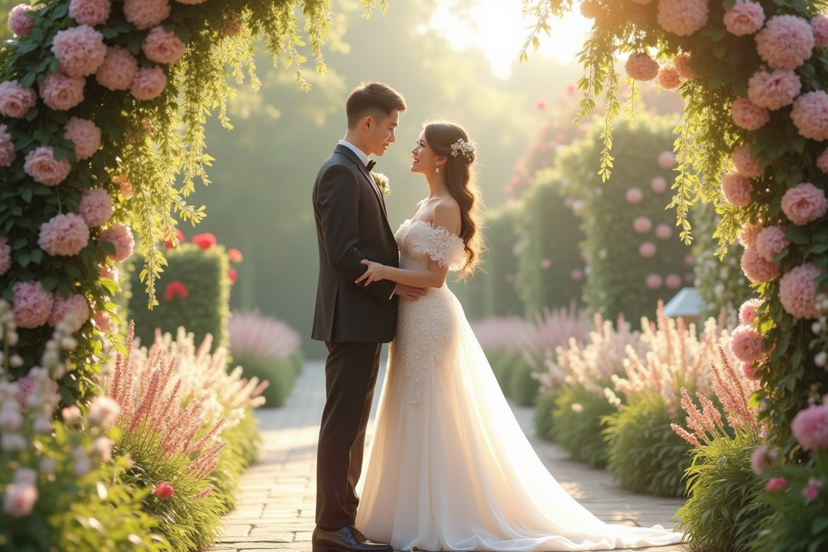 mariage romantique
