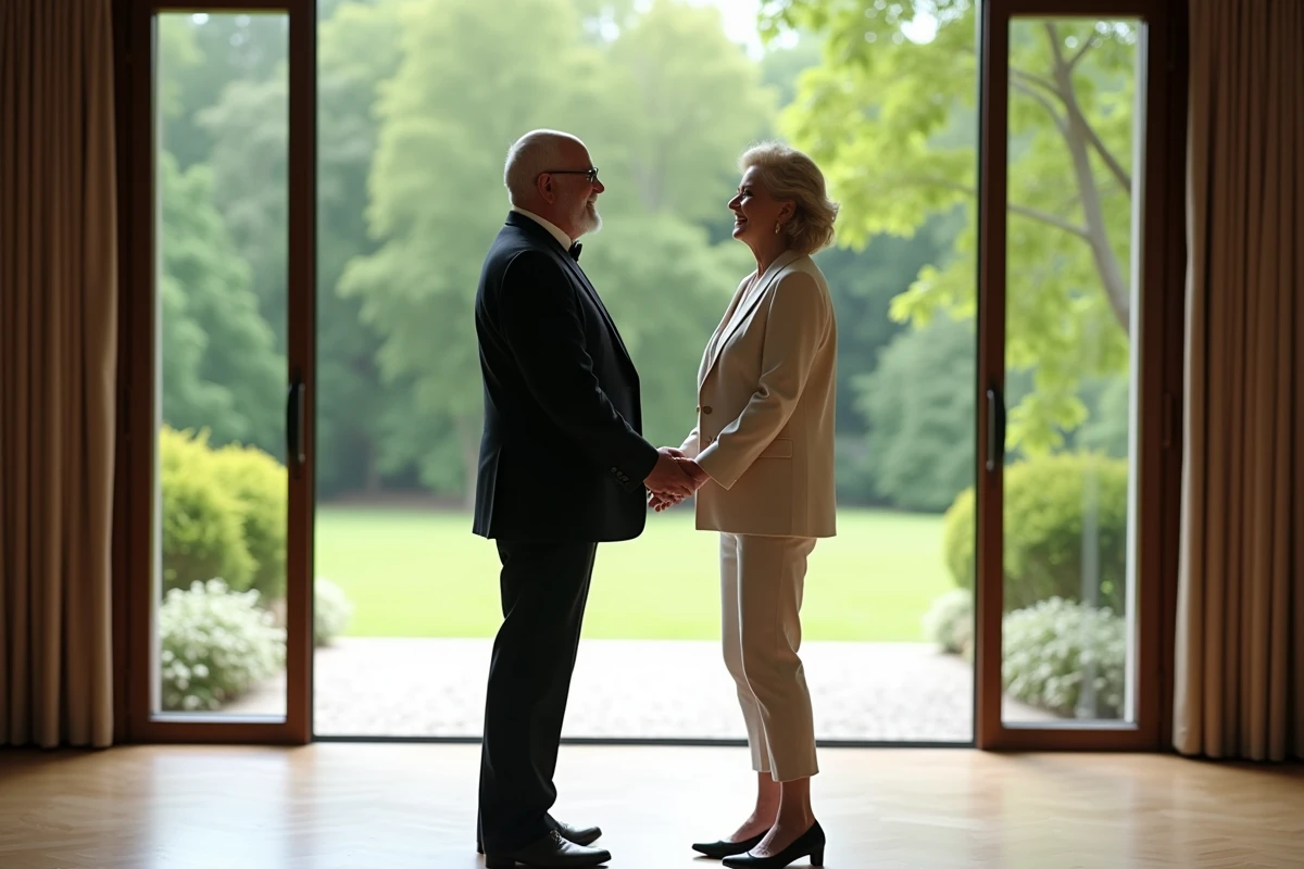 Parents heureux à l